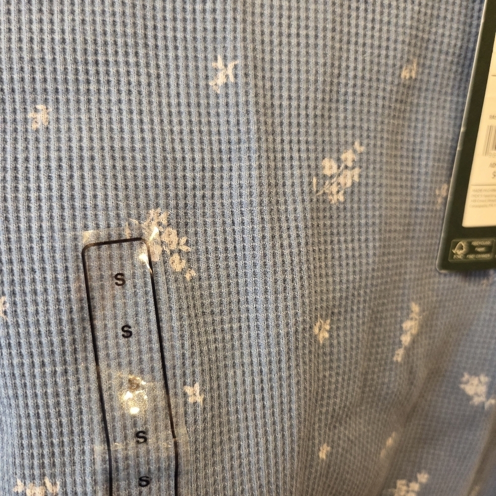 Alpine Design Women's Waffle Print Long-Sleeve Shirt Basin Blue Small - Picture 4 of 12